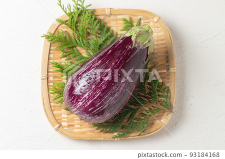 新鮮斑馬茄子 93184168