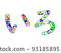 Colorful letters 93185895