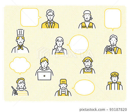 Freelance/sole proprietor image illustration material 93187820