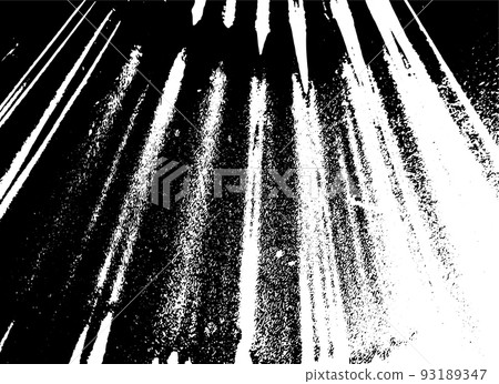 Black and white stretched plastic film. Urban vector grunge background. 93189347