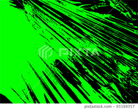Black and green stretched plastic film. Urban vector grunge background. 93189357