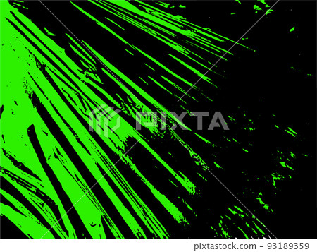Black and green stretched plastic film. Urban vector grunge background. 93189359