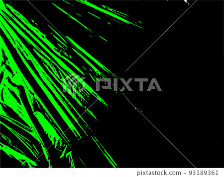 Black and green stretched plastic film. Urban vector grunge background. 93189361