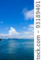 Summer sea and sky, vertical 93189401
