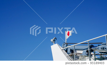 Japanese Flag in the Wind Japanese Flag in the Wind 93189403