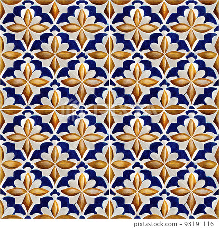 Beautiful Seamless Ceramic Tile Pattern  93191116