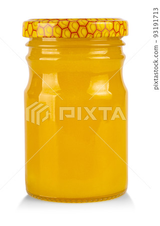 honey jar isolated on white background honey jar isolated on white background 93191713