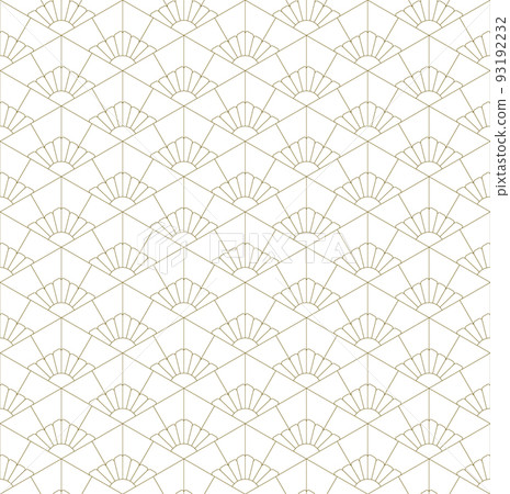 Seamless geometric ornament . Brown color thin lines . Seamless geometric ornament . Brown color thin lines . 93192232