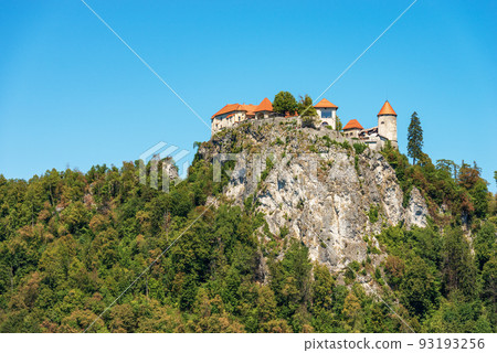 Medieval Bled Castle on the Coast of Lake Bled - Julian Alps Slovenia Medieval Bled Castle on the Coast of Lake Bled - Julian Alps Slovenia 93193256