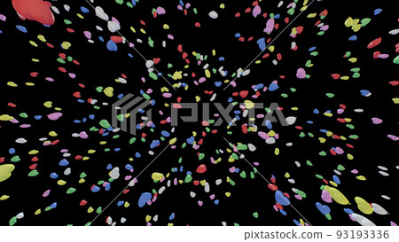 balloon balloon balloon heart love love sky sky opening event 3d illustration 93193336