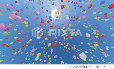 balloon balloon balloon sky sky festival opening event 3d illustration balloon balloon balloon sky sky festival opening event 3d illustration 93193489