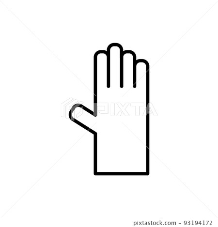 Illustration Vector Graphic of Glove icon Illustration Vector Graphic of Glove icon 93194172