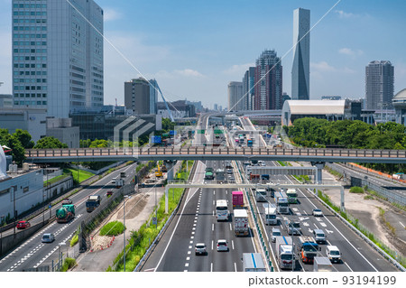 "Tokyo Metropolitan Government" highway bay line · traffic image "Tokyo Metropolitan Government" highway bay line · traffic image 93194199