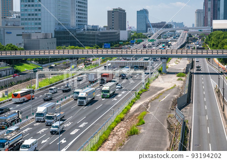"Tokyo Metropolitan Government" highway bay line · traffic image "Tokyo Metropolitan Government" highway bay line · traffic image 93194202