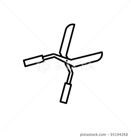 Illustration Vector Graphic of Grass Cutter icon 93194268