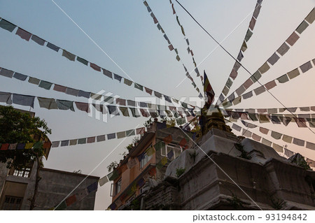A stupa built in Tahiti Chowk in the Thamel district of Kathmandu, Nepal A stupa built in Tahiti Chowk in the Thamel district of Kathmandu, Nepal 93194842