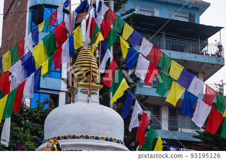 A stupa in the Thamel district of Kathmandu, Nepal 93195126