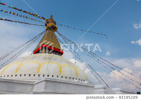 Boudhanath, Nepal's largest stupa in Kathmandu, Nepal Boudhanath, Nepal's largest stupa in Kathmandu, Nepal 93195289
