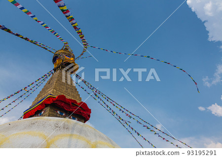 Boudhanath, Nepal's largest stupa in Kathmandu, Nepal Boudhanath, Nepal's largest stupa in Kathmandu, Nepal 93195291