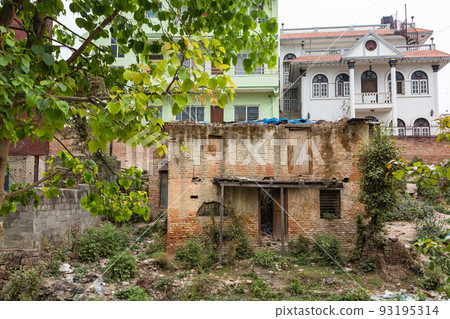 Townscape in the suburbs of Kathmandu, Nepal 93195314