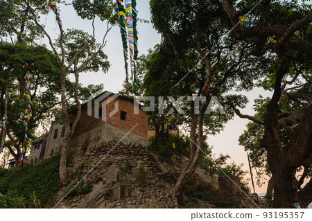 Landscape of the hill where the Swayambhunath Temple in Kathmandu, Nepal Landscape of the hill where the Swayambhunath Temple in Kathmandu, Nepal 93195357