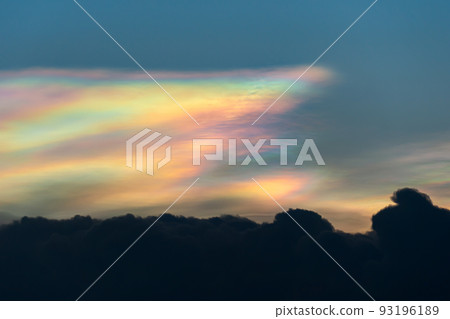 Cloud iridescence, or irisation, is a colorful light phenomenon that occurs in clouds. Cloud iridescence, or irisation, is a colorful light phenomenon that occurs in clouds. 93196189