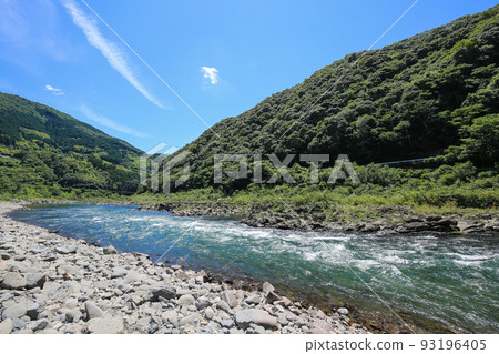 Scenery of Shimanto River Shimanto City, Kochi Prefecture 93196405
