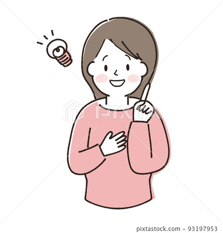 Understanding solution inspirational woman illustration material 93197953