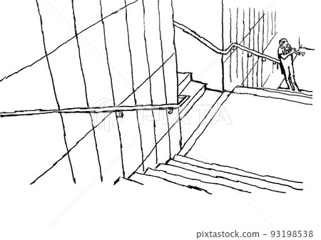 jazz, line drawing, trumpet 93198538