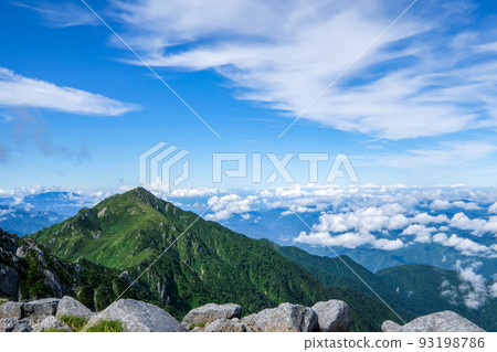 View from Kisokomagatake, Central Alps, Nagano Prefecture 93198786