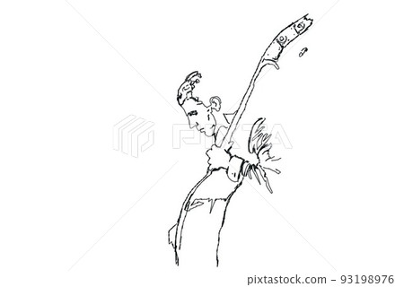 爵士樂、線條畫、貝斯 93198976