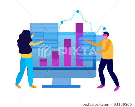 Virtual Reality Illustration 93199500