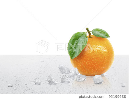 Fresh orange fruits having drops water Fresh orange fruits having drops water 93199688