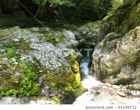 愛媛縣戶部町千場溪谷風光 93199712