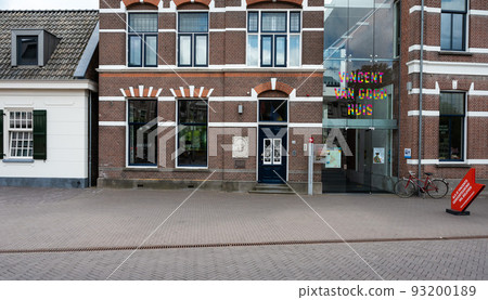 Zundert, North Brabant, The Netherlands,    Facade of the Van Gogh museum 93200189