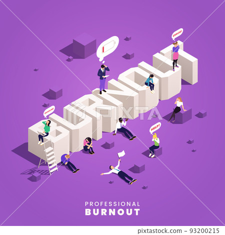 Burnout Isometric Concept Burnout Isometric Concept 93200215