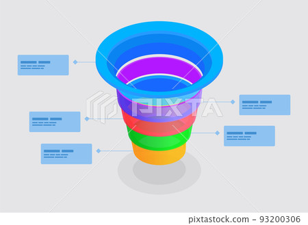 Funnel Infographics Poster 93200306