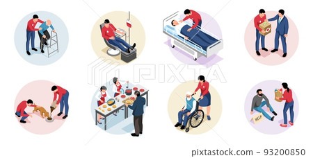 Volunteering Isometric Set 93200850
