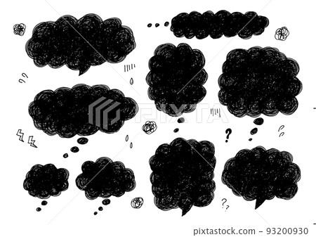 Various speech bubble set Various speech bubble set 93200930