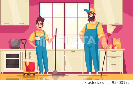 Teenager Work Cartoon Teenager Work Cartoon 93200952