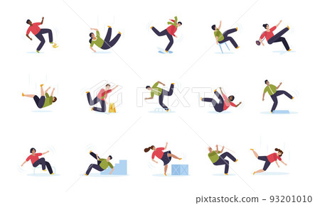 Falling People Flat Set 93201010