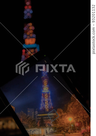 Night TV tower Night TV tower 93201132