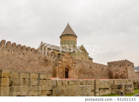 Svetitskhoveli Cathedral in Mtskheta, a UNESCO World Heritage Site in Georgia Svetitskhoveli Cathedral in Mtskheta, a UNESCO World Heritage Site in Georgia 93202133