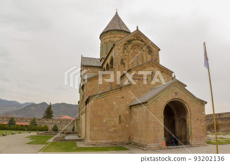 Svetitskhoveli Cathedral in Mtskheta, a UNESCO World Heritage Site in Georgia Svetitskhoveli Cathedral in Mtskheta, a UNESCO World Heritage Site in Georgia 93202136