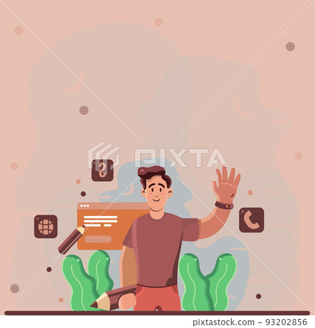 Businessman Holding Tablet And Pen Drawing Box With Graphs By Arrows Going Up And Digitally Generated Network . Man Presenting Crucial Ideas For The Business Progress. Businessman Holding Tablet And Pen Drawing Box With Graphs By Arrows Going Up And Digitally Generated Network . Man Presenting Crucial Ideas For The Business Progress. 93202856