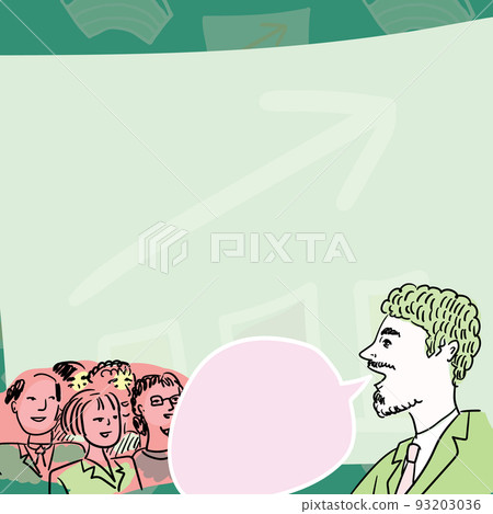Businessman In Suit Presenting Finance Report Corporate Meeting. Male Manager Discusses New Technology Graphs. Professional Leading Teaching University Class. Businessman In Suit Presenting Finance Report Corporate Meeting. Male Manager Discusses New Technology Graphs. Professional Leading Teaching University Class. 93203036