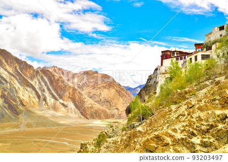 The northernmost unexplored region of India, Zanskar region Looking towards Zhangra from the monastery of Stonde The northernmost unexplored region of India, Zanskar region Looking towards Zhangra from the monastery of Stonde 93203497