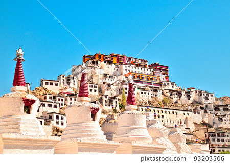 India's northernmost unexplored region, Thikse Monastery and Stupa in Ladakh India's northernmost unexplored region, Thikse Monastery and Stupa in Ladakh 93203506