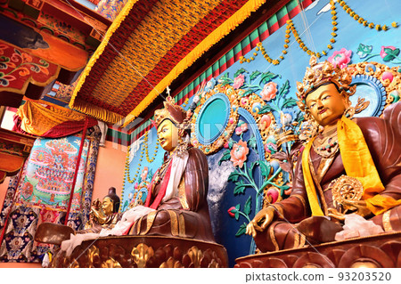 印度最未開發地區拉達克塔克托克寺的佛像 印度最未開發地區拉達克塔克托克寺的佛像 93203520