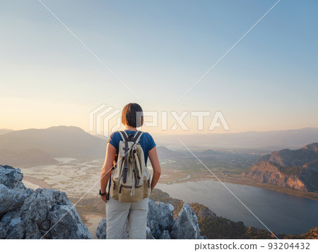 Travel to Turkey, viewpoint over Dalyan Travel to Turkey, viewpoint over Dalyan 93204432